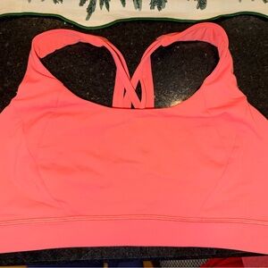 Lululemon Free to Be Elevated Bra D/DD Pale Raspberry Bra 12